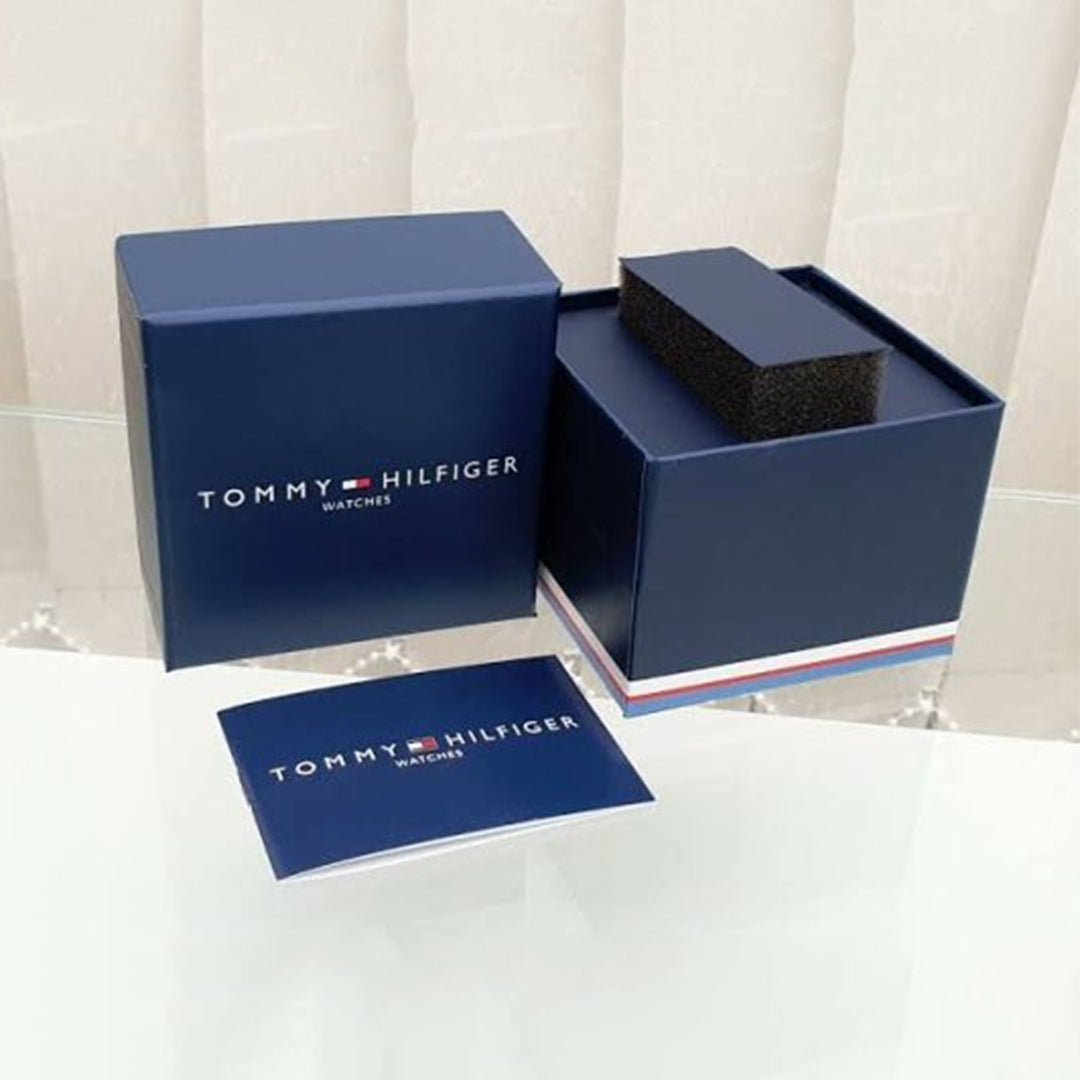 Tommy Hilfiger Black Leather Watch