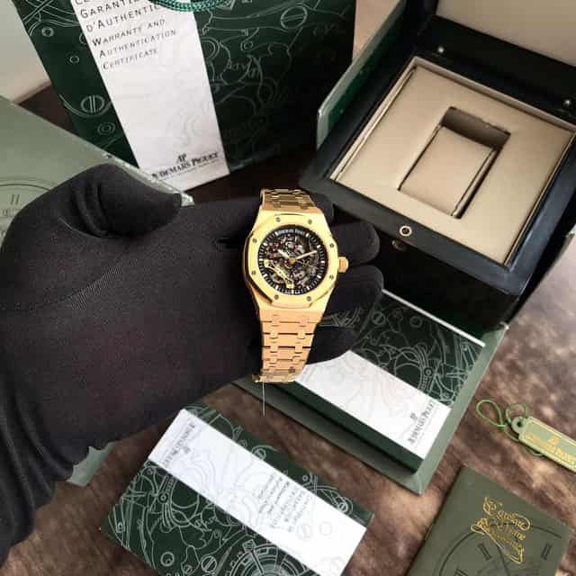 Audemars Piguet Skeleton AP Royal Oak Rosegold Skeleton Metal