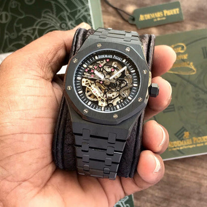 Audemars Piguet Skeleton AP Royal Oak Black Skeleton Metal