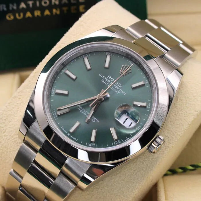 Rolex Green dial Silver metal Belt Watch Rajkumar Rao